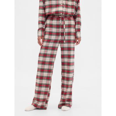 Gap Red Check Flannel Trousers