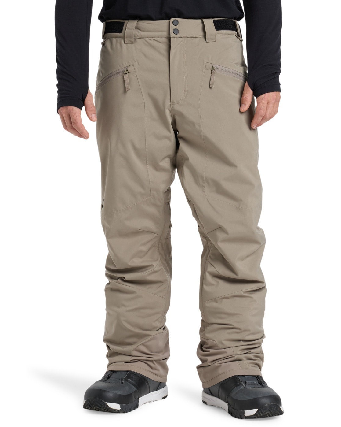 Snowboardhose QUIKSILVER, Herren, Gr. XL, fallen rock, 100% Polyester, Hosen Image