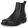 Chelseaboots ECCO "Metropole Vienna", Damen, Gr. 37, schwarz, Leder, klassisch, Schuhe, Stiefelette, Schlupfboots, Casual-Boots mit Stretcheinsätze