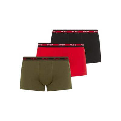Trunk HUGO UNDERWEAR "TRIPLET", Herren, Gr. S (48), bunt (open miscellaneous 989), Jersey, Obermaterial: 95% Baumwolle, 5% Elasthan, eng, Unterhosen, mit Logoschriftzug Image