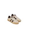 Sneaker MARC O'POLO "COURT", Damen, Gr. 38, helltaupe, dunkelbraun, Veloursleder, Glattleder, Textil, kontrastfarbene Details, sportlich, Schuhe, Retro-Sneaker, Schnürschuh mit Memory Foam-Ausstattung