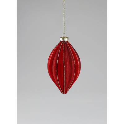 Christbaumschmuck AM DESIGN "aus Glas, Ø: 14 cm", rot, Ø:14cm, Weihnachtsbaumschmuck, 6er Set Image