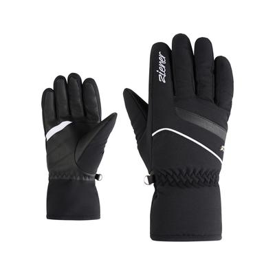 Skihandschuhe ZIENER "KAIPO-Z glove lady", Damen, Gr. 7, schwarz, Materialmix, Handschuhe Image