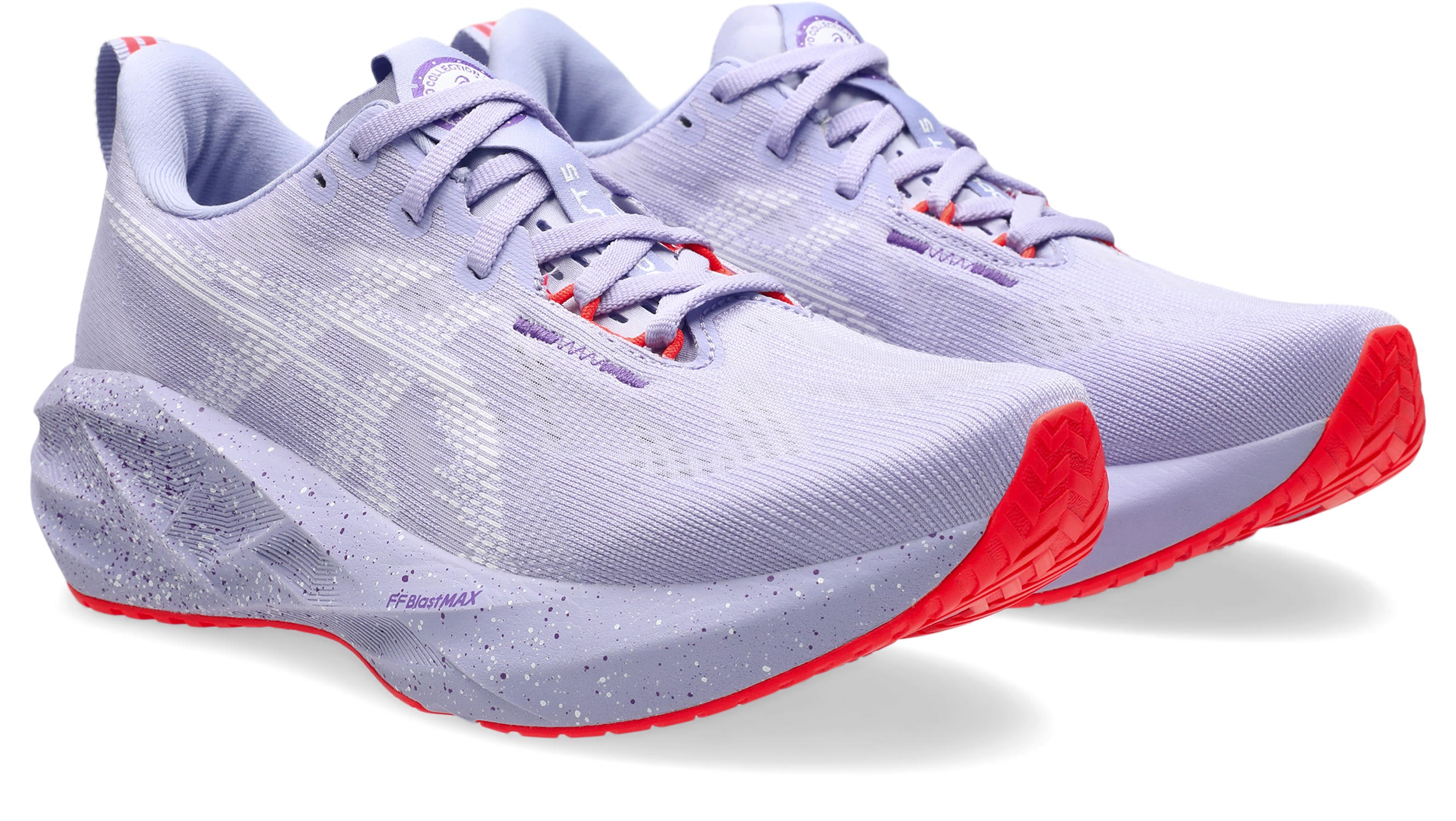 Laufschuh ASICS "NOVABLAST 5 TOKYO", Gr. 39,5, lila (vapor, edo lila), Textil, Schuhe, Topseller