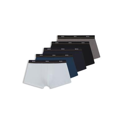 Trunk BOSS "Trunk 5P Essential", Herren, Gr. S, bunt (open miscellaneous 988), Jersey, Obermaterial: 95% Baumwolle, 5% Elasthan, eng, Unterhosen, mit elastischem Bund Image