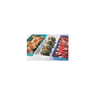 Cambro 8302MT 8-7/16" x 30" x 2" Market Display Pans, 12/PK Green