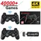 Contrôleur sans fil GD10 4K HD 128G 40000 jeux rétro contrôleur de Console de jeu vidéo avec contrôleurs sans fil pour PSP PS1 GBA Bo