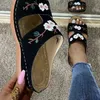 Rimocy frauen Keile Hausschuhe Sommer 2022 Plus Größe 43 Stickerei Sandalen Schuhe Frau Strand Casual Weiche Sohle Flip-Flops mujer