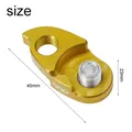 1pc Bicicletta Posteriore Mech Deragliatore Gancio Ingranaggi Extender Estensione CNC In Lega di Alluminio Bici Gancio di Coda Mountain Road Bike Accessori