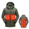 Outdoor USB Heating Jackets Warming Coat Winter Flexible Electric Thermal Clothing Fishing Hiking Warm Clothes Heating Jackets
