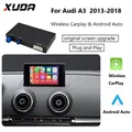 XUDA Wireless CarPlay Android Auto Modulo Per Audi A3 8v Q2 8P 2013-2018 Bluetooth USB Funzioni Telecamera di retromarcia