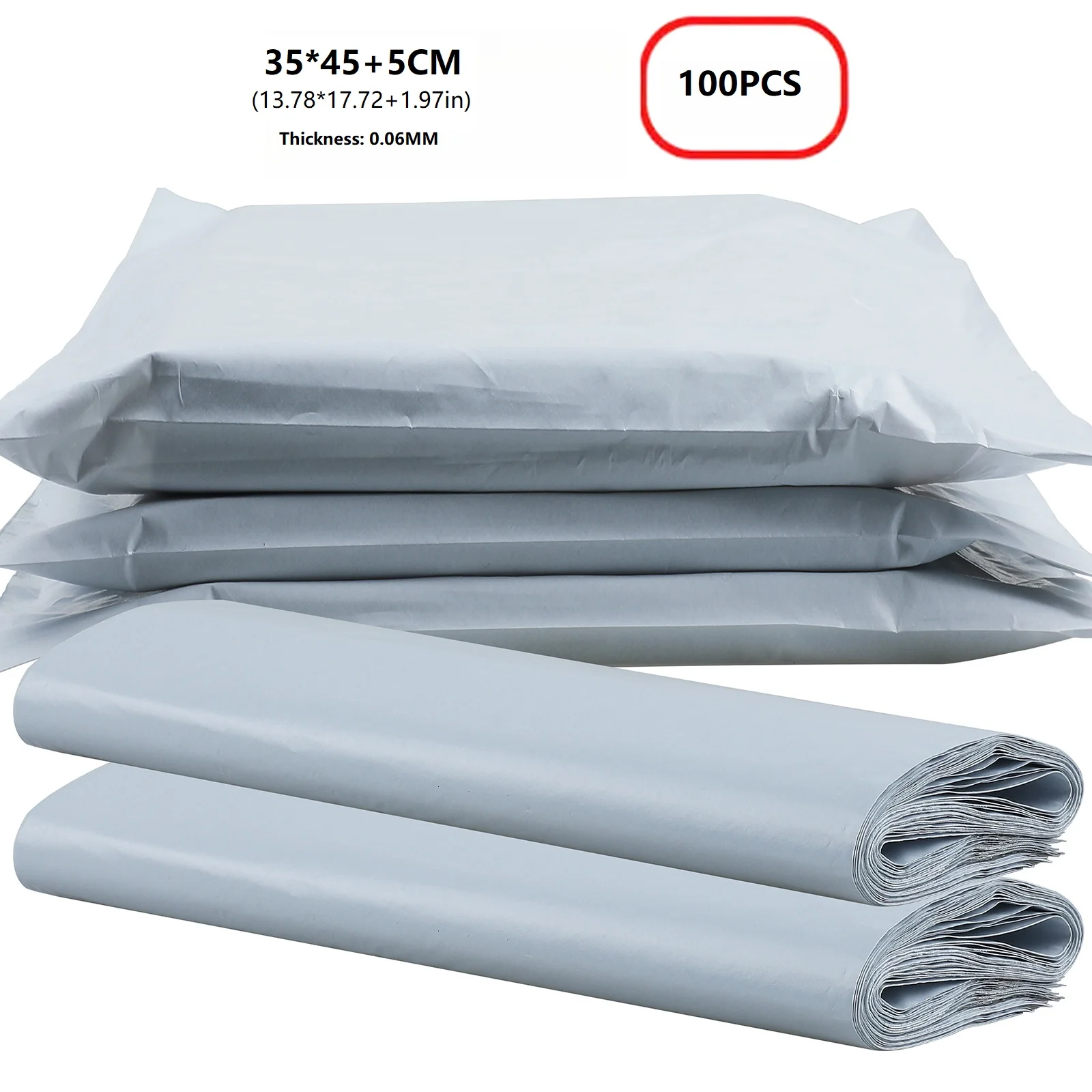 30 x 42 cm große Versandtaschen für die Verpackung, Kuriertasche, selbstklebende Versiegelung, weiße Versandtaschen, Umschlag, Aufbewahrungstasche, verdickte Kuriertaschen Image