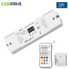 CENFAYA RF SPI LED Controller SC-P RGB/RGBW oder weißes adressierbares Licht mit 48-Arten-Chip-Digitalanzeige, Druckschalter-Dimmung