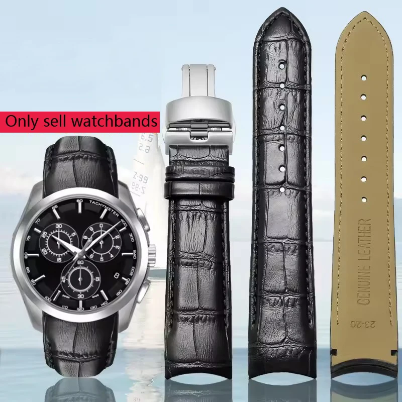 Uhrenarmband für Tissot COUTURIER T035 T035617 627 T035439 Uhrenarmband 22 mm 23 mm 24 mm Bürstenschnalle Echtes Kalbsleder Uhrenarmbänder Image