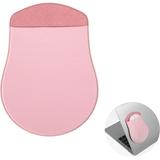 Mouse Holder for Laptop Universal Stick-On Mouse Pouch for Laptop Reusable Adhesive Mouse Pockets for Wireless Mouse Computer Office Home