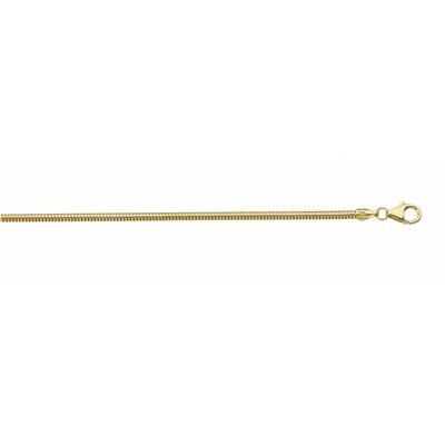 Goldkette ADELIA´S "333 Gold Schlangen Halskette Ø 1,5 mm" Gr. 50, gold, Halsketten, Damen, 50, Gold, Goldschmuck für Damen Image
