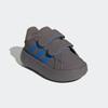 Sneaker ADIDAS SPORTSWEAR "ADIDAS DISNEY BALOO GRAND COURT KINDER", Gr. 24, charcoal, bright royal, charcoal, Synthetik, sportlich, Schuhe