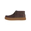 Schnürschuh CLARKS "Torhill", Herren, Gr. 39,5, braun, casual, Schuhe, mit stromlinienförmigem Schnürdesign