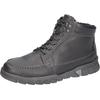 Winterboots WALDLÄUFER "H-LINO", Herren, Gr. 11,5 (46,5), schwarz, Nappaleder, unifarben, casual, Schuhe, Schürboots, Stiefelette, Bequemschuh in Komfortweite H (= sehr weit)