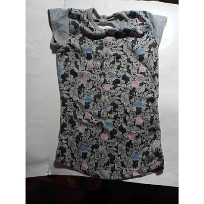 Disney Shirts & Tops | Disney Kids-Girls Minniemouse "All Over Print" Cap Sleeve-Size S(7/8) | Color: Gray | Size: Sg