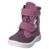 Stiefelette RICOSTA "Ricosta Stiefelette Lederimitat/Textil", Kinder, Gr. 28, rot (merlot), Lederimitat, Textil, casual, Schuhe
