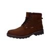 Schnürstiefelette CAMEL ACTIVE "camel active Stiefelette Leder", Herren, Gr. 43, braun (cafe), Leder, casual, Schuhe