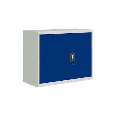 vidaXL Aktenschrank Hellgrau und Blau 90x40x70 cm Stahl Image