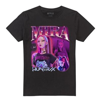 K-Pop Demon Hunters - "Mira" T-Shirt für Herren/Damen Unisex (Schwarz) Image
