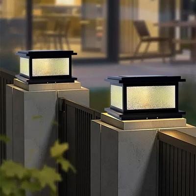 Modern Minimalist Solar Path Lights Outdoor Bright Solar Lights Outdoor Waterproof LED Solar Garden Lights Metal Landscape Lighting