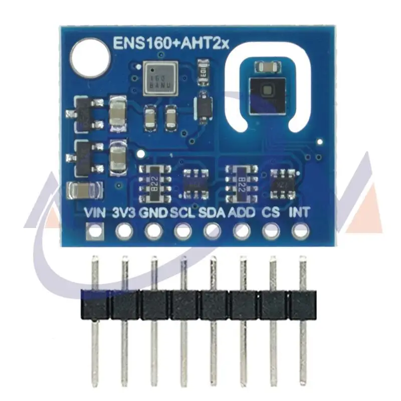 ENS160 + AHT21 Kohlendioxid CO2 eCO2 TVOC Luftqualität Und Temperatur Und Feuchtigkeit Sensor Ersetzen CCS811 Für Arduino YANXD Image