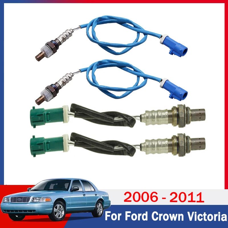 234-4373 234-4609 Für 2006-2011 Mercury Grand Marquis Ford Crown Victoria 4,6 L Sauerstoff O2 Sensor 4PCS 5W6Z-9G444-BA 6L7Z-9F472-BA Image