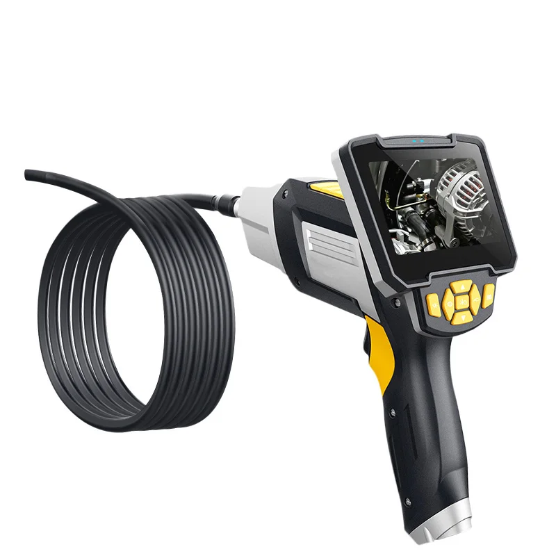 Handendoskop 1080P 4,3 Zoll Industrieinspektionskamera 8 mm mit LED-Licht IP67 wasserdichtes Endoskop für Automotorkanalisation Image