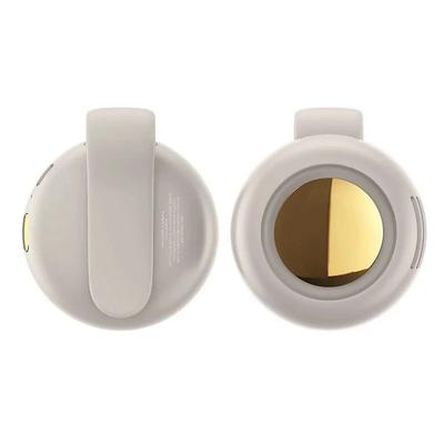 Portable Silent Mini Bladeless Electric Fan - Portable Rechargeable Neck Fan - Mini Whirlwind Clip-On Fan with 3 Speed Settings USB Type-C Charging