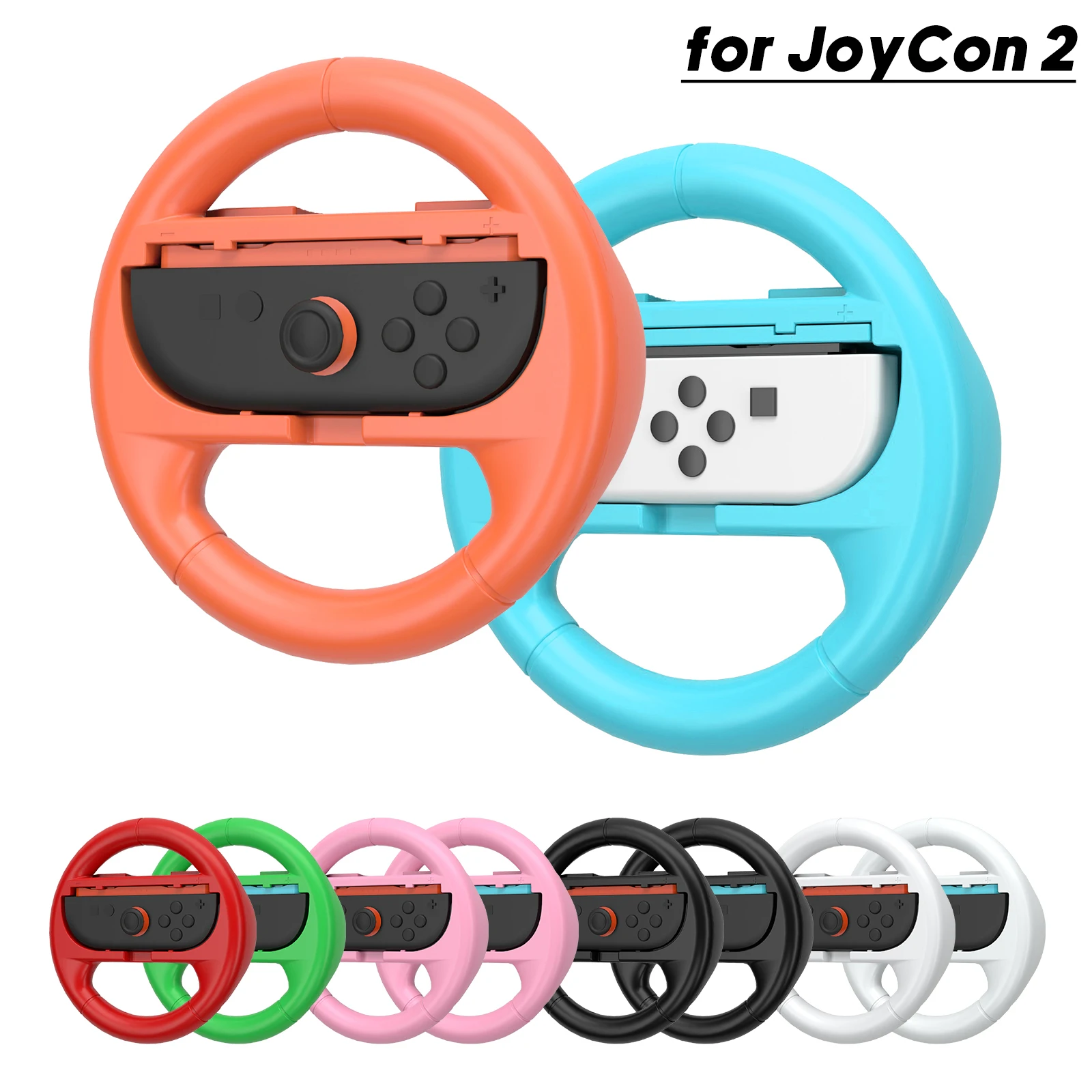 Racing Lenkrad für Switch2 JoyCon-2 Gamepads, 2PCS NS2 JoyCon2 Controller Halter Fall für NS2 Racing Spiel Image