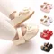 Spring and Autumn 0-1 Year Old Baby Walking Shoes PU Leather Soft Sole Anti Slip Princess Style Butterfly Bow Newborn Baby Shoes