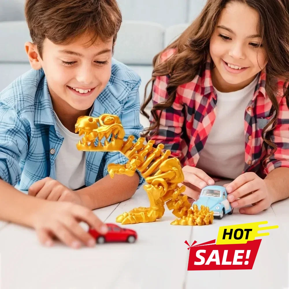 15 cm Drache, bewegliches Gelenk, Dekoration, Spielzeug, kann großes Mund-Dinosaurier-Modell stehen, Tyrannosaurus Rex, Fossil-Drache, 3D-Druck-Schädel Image