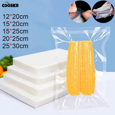 Vacuum Sealer Bags Rolls with BPA Free Vacuum Seal Freezer Bags Rolls Compatible with Any Type Vacuum Sealer Vacuum Sealer Bags