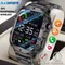 2025 Military SmartWatch Männer IP68 5ATM Outdoor Sport Fitness Tracker Wasserdichte GPS Überwachung 1,96 Zoll BT Anruf Für Android IOS