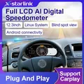 Cluster digitale LCD da 12,3 pollici per Buick Regal 2009-2015 con strumento tachimetro intelligente collegamento telefono