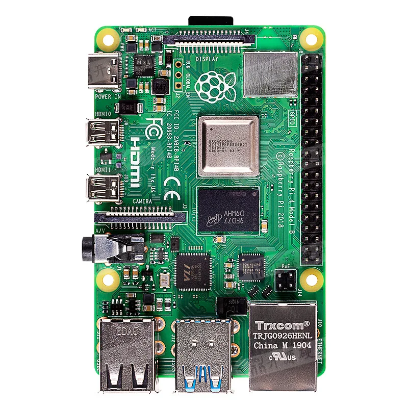 Original Raspberry Pi 5 & Pi 4 Modell B Entwicklungsboard-Kit | 2G/4G/8G/16G RAM-Optionen | Lüfter (optional) Image