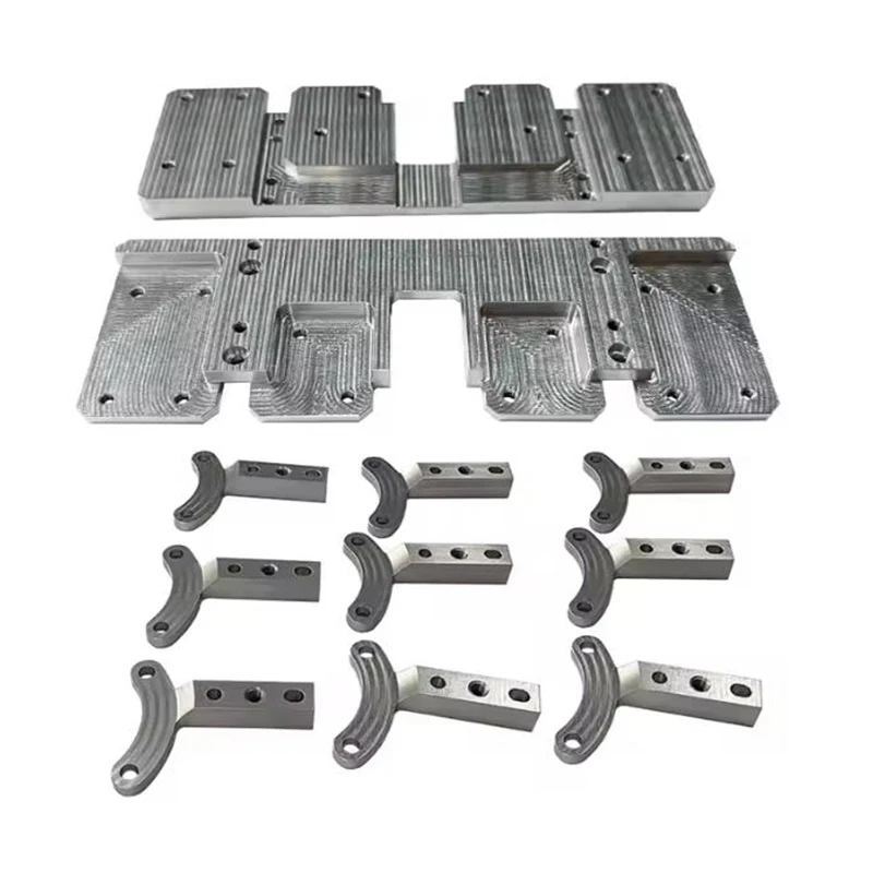 Customized Mechanical Parts Semiconductor Equipment Connection Board Spare Parts Milling Aluminum CNC Machining