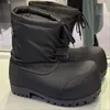 Kordelzug High Heels Schneestiefel für Frauen Dicker Boden Big Head Design Wadenstiefel Wasserdichte Plattform Ankle Boot Damenschuhe