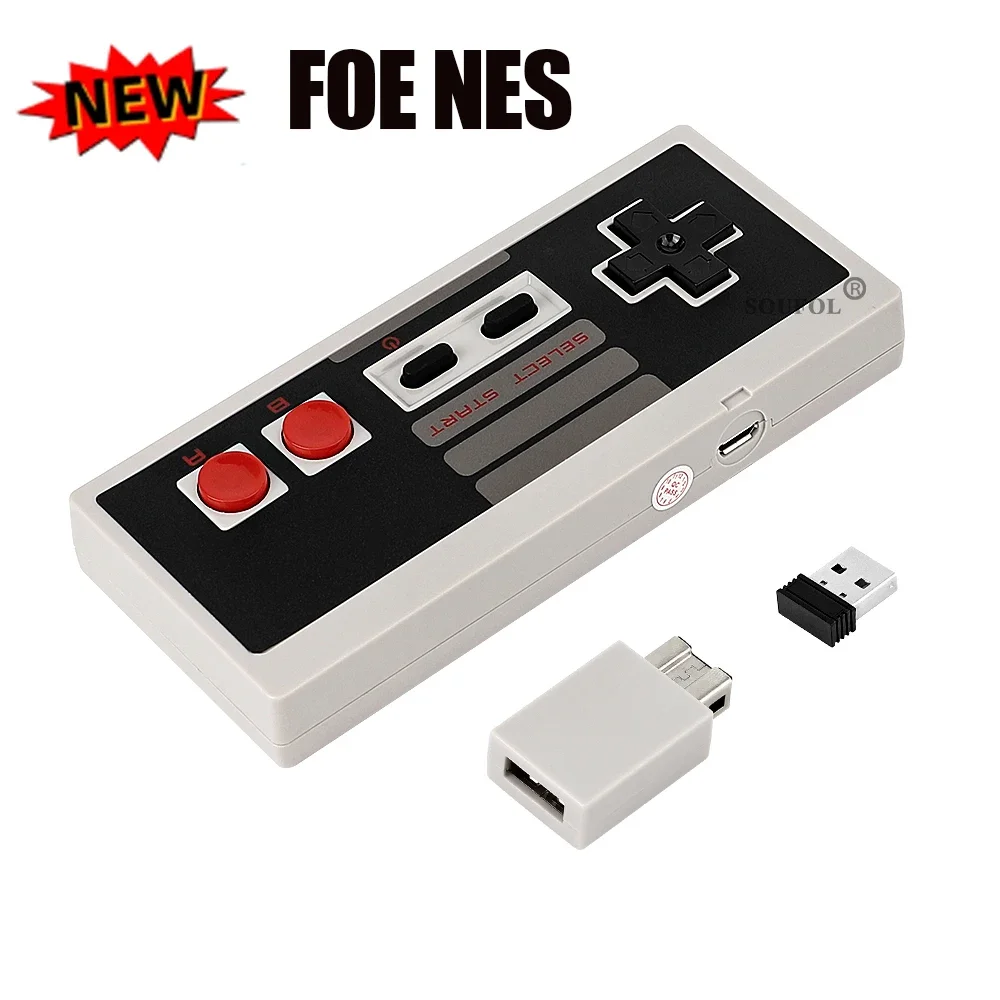 2,4 GHz Wireless USB Controller Gamepad Classic Für drahtlose empfänger mini NES game-controller Gamepad Joystick Image
