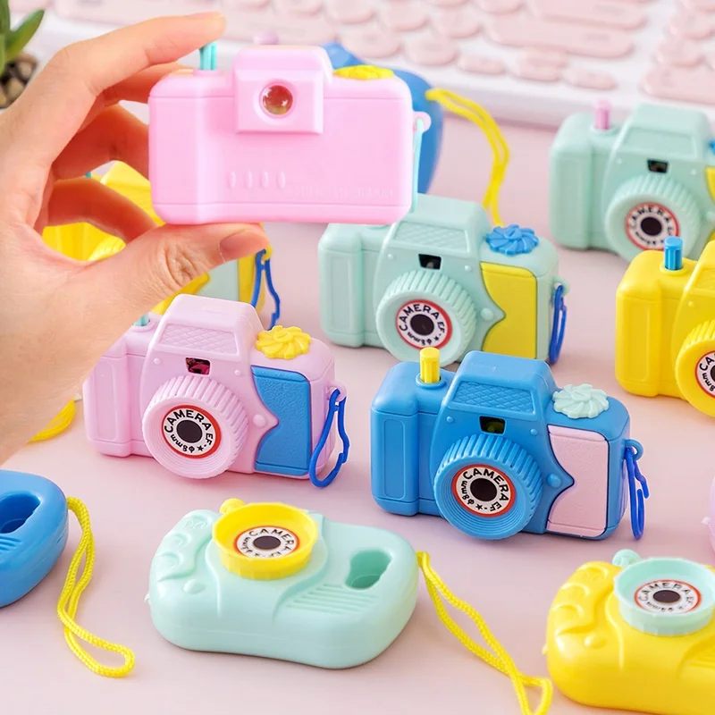 3 Stück Kinder Party Geschenk Cartoon Betrachtungskamera Geburtstagsfeier Babyparty Geschenk Geschenktüte Pinata Füller Ostern Karneval Geschenkpaket Image