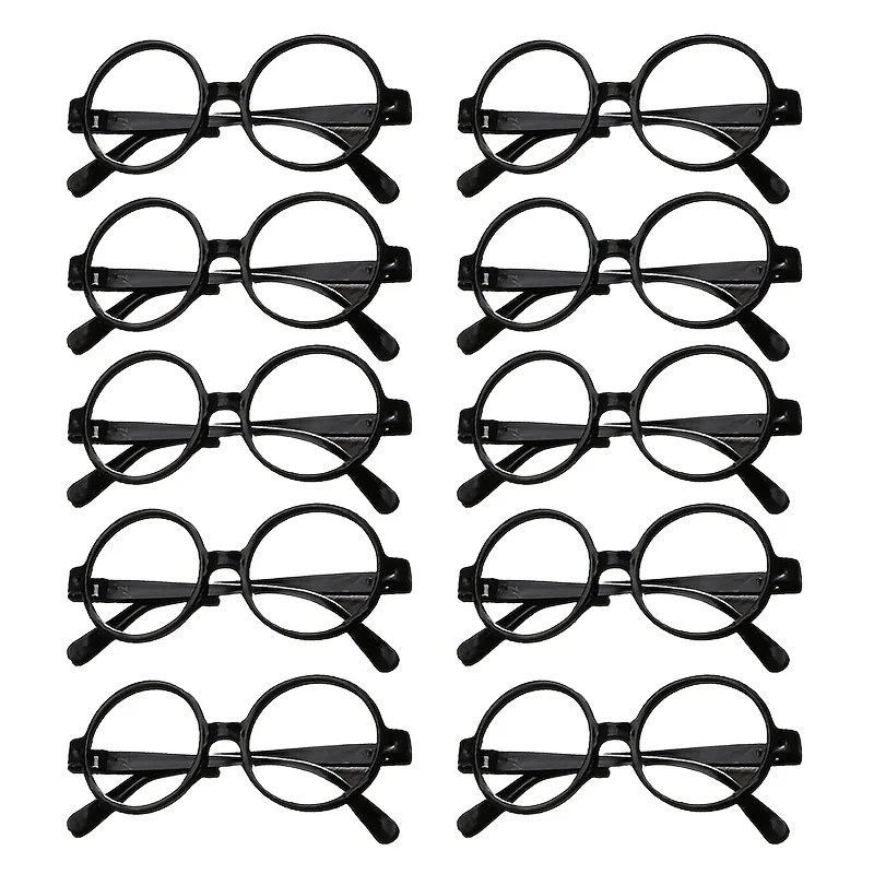 [10 Stück Zauberergläser] 10 Stück runde Zauberergläser, ohne Gläser | Partyzubehör-Set für Halloween, magisches Thema, Partyzubehör Image