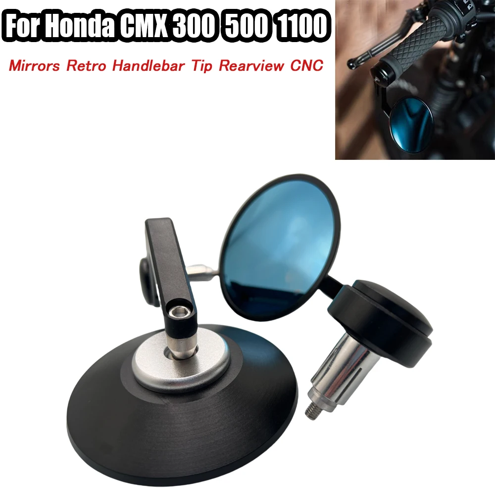 Für Honda Bar End Seite Spiegel CMX300 CMX500 CMX1100 Zubehör Retro Rückspiegel Seite Spiegel Lenker Bar End Rück Image