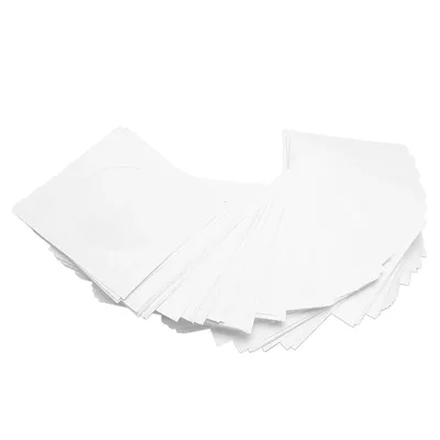 100 Pack Thick CD DVD Sleeves with Clear Window & Flap - Reusable Dustproof Envelopes for 8cm Discs