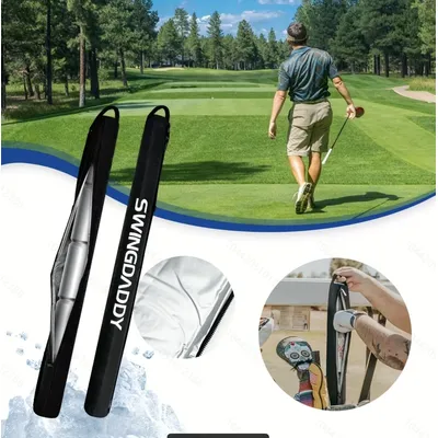 Golf Cooler Bag, Outdoor Refrigerator, Insulated Beverage Refrigerated Ice Bag, Can Hold 7 Cans, Space-Saving Design