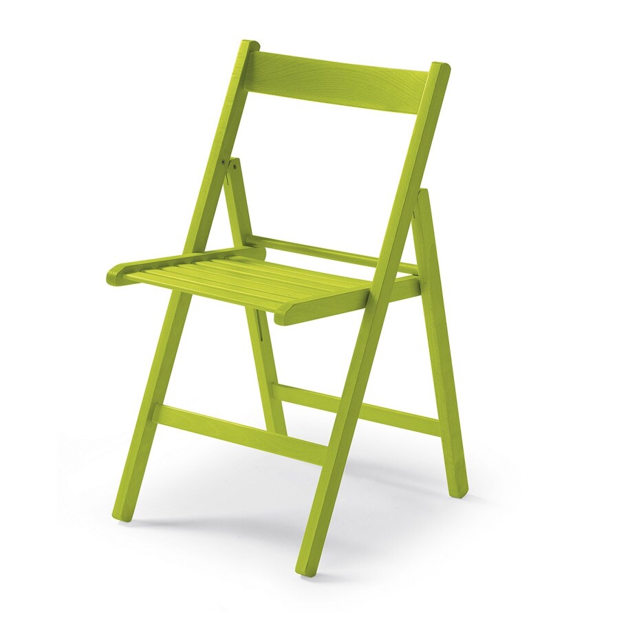Yelloo - Stühle mod. LIBRO Farbe GRÜN Klappbar Platzsparend Klappbar Massivholz Buche Image