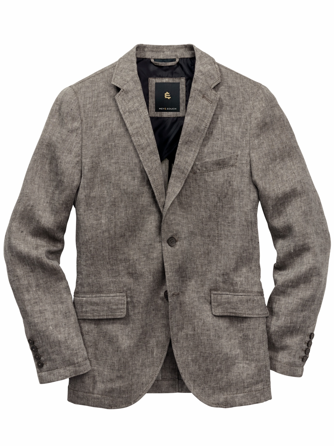 Herringbone Leinen-Anzugsakko Image